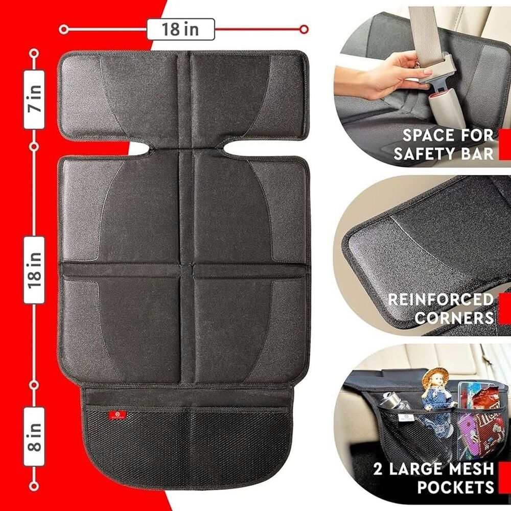 Helteko Car Seat Protector with Thick Padding - 1 Pack